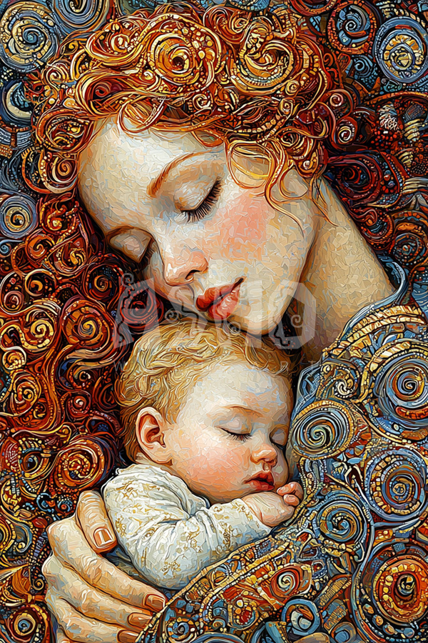 A Mother’s Gentle Embrace