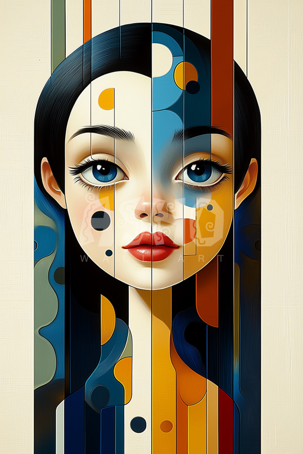 Abstract Beauty in Geometric Stripes