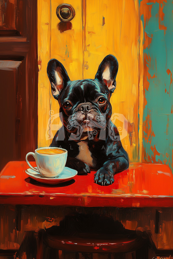 Coffee Break with Frenchie