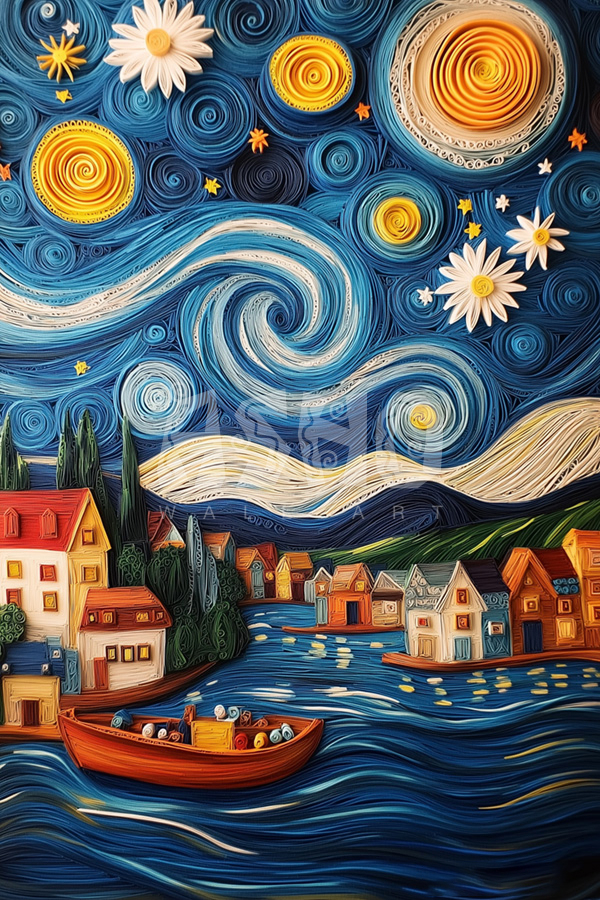 Dreamy Night by the River