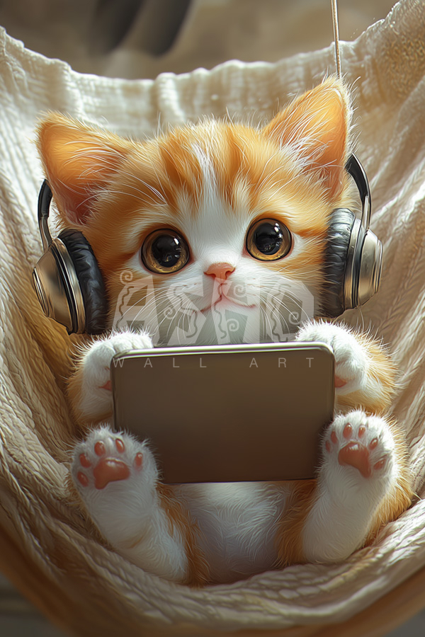 Kitten Chill Music Time