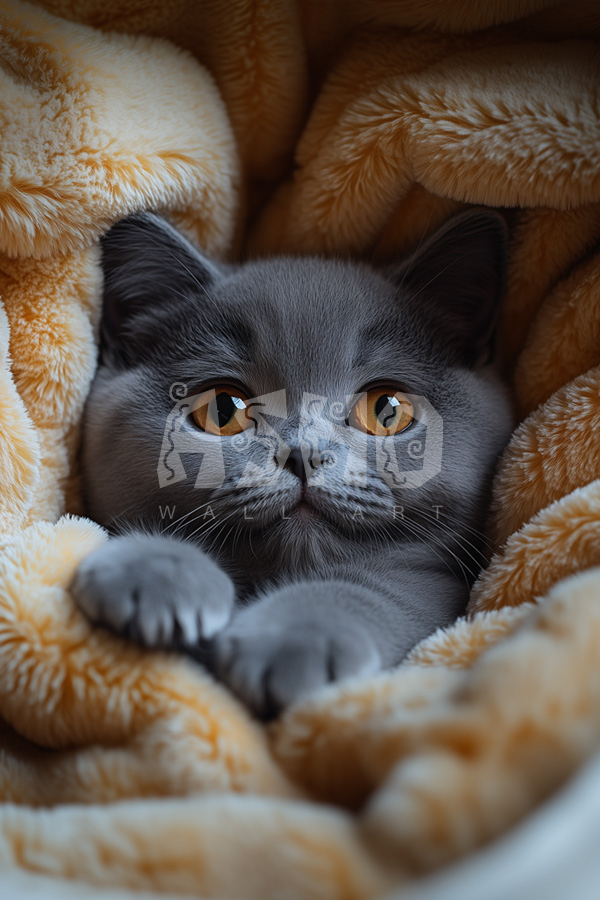 Snuggly Baby Kitten