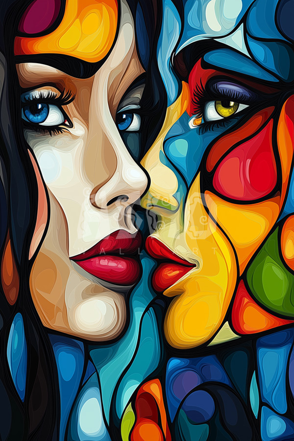 Vibrant Faces Color Fusion