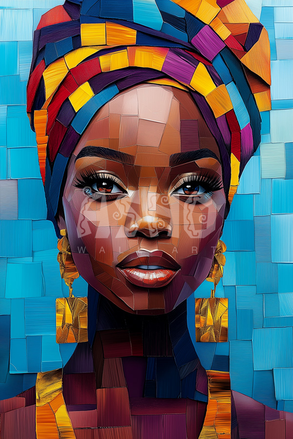 Vibrant Mosaic Queen