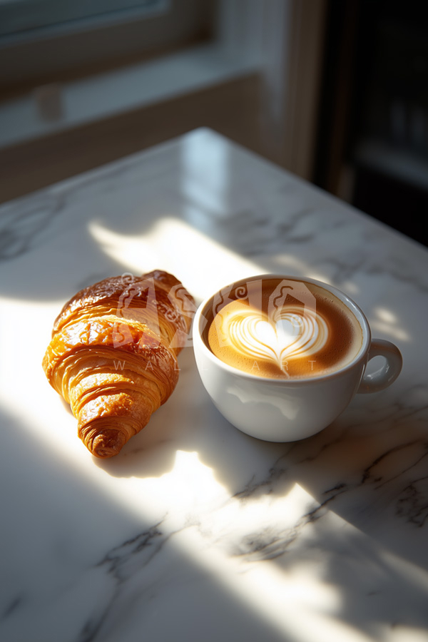 Latte & Croissant Glow